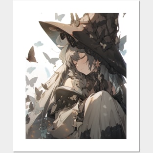 Witch girl Posters and Art